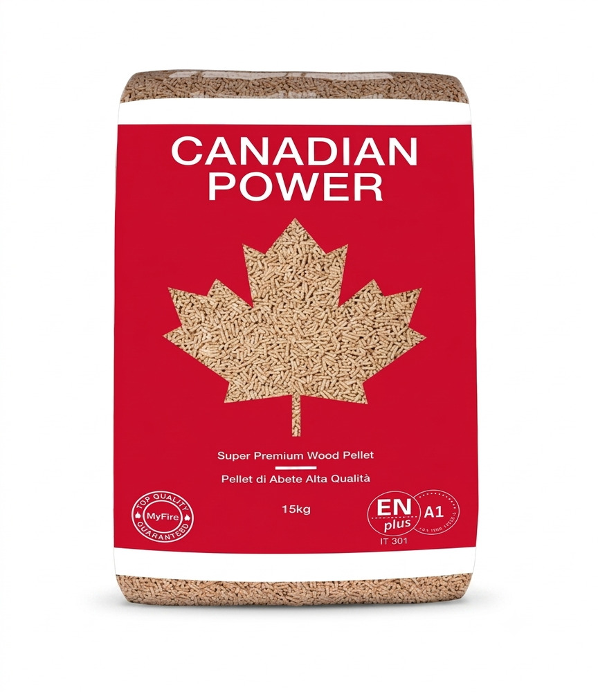 Canadian Power ENplus A1 – Bancale da 70 sacchi da 15 kg